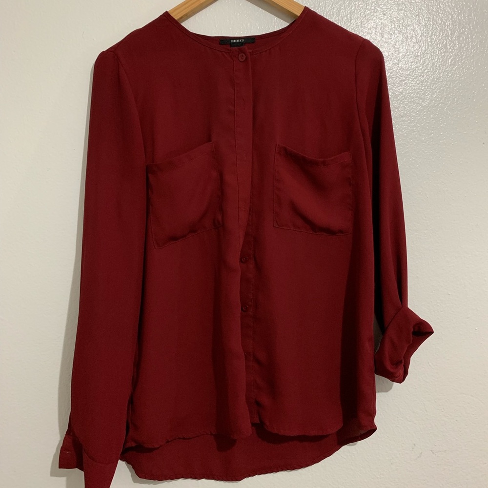 Red Blouse Forever 21